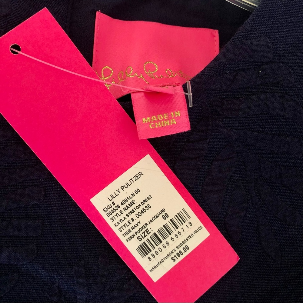 💙NWT Lilly Pulitzer Kayla Stretch Blend Minidress - Picture 5 of 5